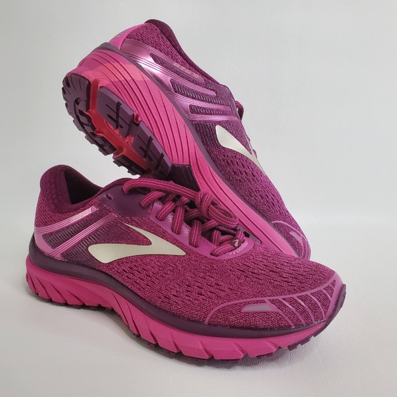 Brooks Women’s Adrenaline GTS 18 DNA Pink Plum Pur - Picture 3 of 7